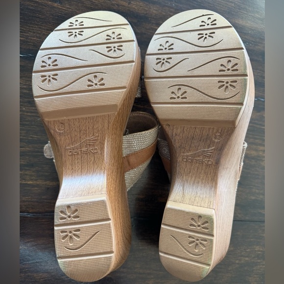 DANSKO Jessie Lizzard Leather Sandals sz 11.5 - Picture 6 of 6